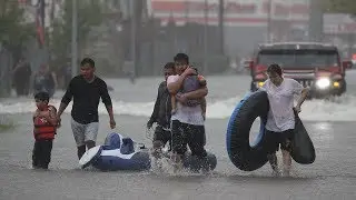 Масштабное наводнение принёс в Техас ураган «Харви» (новости)