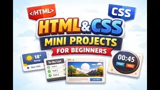 Html & CSS Mini Project Tutorial
