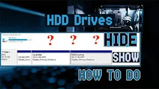 How to Hidden/Show HDD drives in Windows 10 and 11