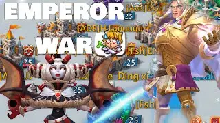 ACE DING XI VS OCR BR ! EMPEROR WAR HIGHLIGHTS! GODS VS TITANS - Lords Mobile