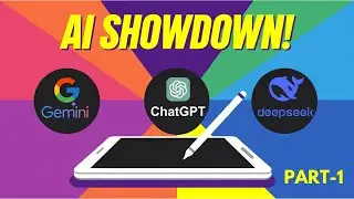 AI Coding Battle: Gemini vs ChatGPT vs DeepSeek | Drawing App Challenge | Battle of AI Ep1 🚀💻