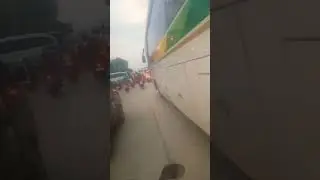 Arus balik. Cikampek Karawang macet
