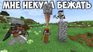ОХОТНИКИ ПРОТИВ СПИДРАНЕРА С ГРАНИЦЕЙ В 500 БЛОКОВ | MINECRAFT MANHUNT CHALLENGE