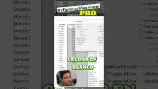 Excel: Función OCULTA para rellenar celdas VACIAS! 😎