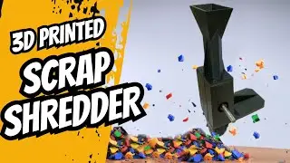 Shredding your 3D printed scraps