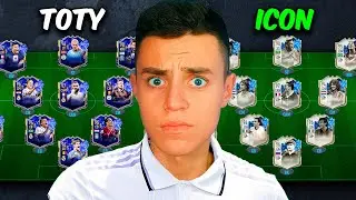 Full TOTY vs Full Icon squad in FIFA 23