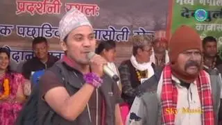 Nepali Comedy by Pokhareli Magne buda and Dhurmus || Devchuli Mahotsab 2073