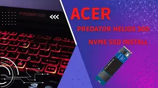 How to install a second M.2 drive - Predator Helios 300