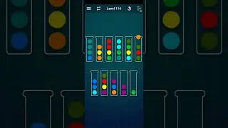 Ball Puzzle Game sorting easy step Game level 116