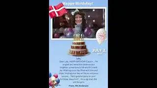 LOLA'S BIRTHDAY CARD 2021