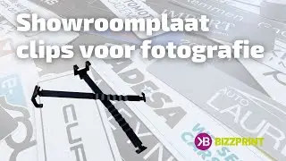 Showroomplaat clips voor bevestiging logokentekenplaten