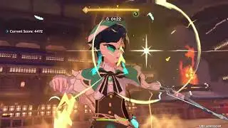 Hyakunin Ikki Stage-1 7432 score | Genshin Impact