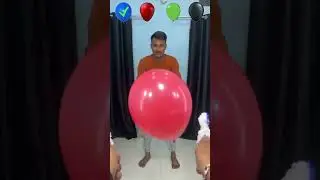 Caught Balloon With Materials 