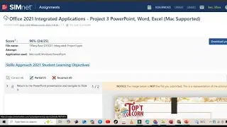 Office 2021 Integrated Applications - Project 3 Powerpoint Word Excel (mac supported) | Office 2024
