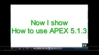 Overview Oracle APEX 5.1.3