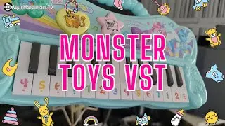 MONSTER TOYS version 1 ! Watch The Electronic Keyboard Sampling Process !