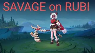 БЕСПОЩАДНЫЙ НА РУБИ (Мобайл Легендс) | SAVAGE on RUBI (Mobile Legends)