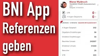 BNI App Referenzen geben und anfragen, 3-Minuten Trainingsslot, Unternehmernetzwerk Tausend Feuer