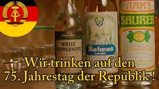 Alter DDR Alkohol - Timm's Saurer, Pfefferminzlikör, Kalmus Likör und 75. Tag der Republik