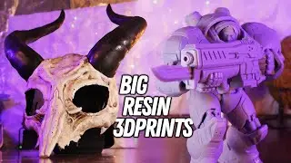 Elegoo Jupiter 6K First Look // Big Resin Prints!