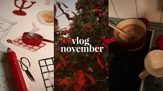 Studio Vlog 28 | Holiday Shop Update , Winter Illustrations, Calendar + Cozy Bits & Pieces