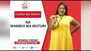 Ugima wa mwiri ukireherwo ni @Wambui wa Muturi.