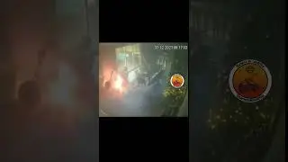 Elektrikli Motorsiklet Şarjda Patladı. Elektrikli motor şarjda patlıyor.