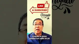Controle de ácaros somente com sabão em pó? #robertotakane #livrosubstratotecnico