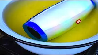I Melted the JBL PULSE fake in sunflower oil!