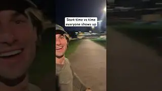 What times people show up for run club 🏃‍♂️ #running