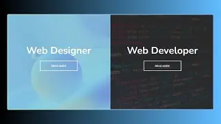 How to make Split Landing Page using HTML CSS and JavaScript step by step | 