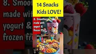14 Yum & Healthy Snacks  #healthynhappylife #snacks