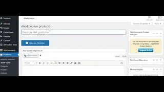 Subir productos a mi tienda virtual en Wordpress