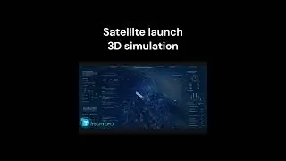 3D Simulation of Satellite Launch 