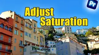 How to Adjust The Saturation in Adobe Premiere Pro | Tutorial