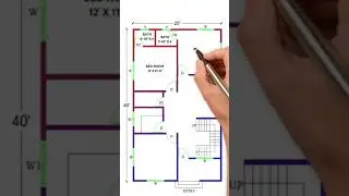 25x40 house plan| 3bhk| 1000sqft #house #houseplan #homedesign #housedesign