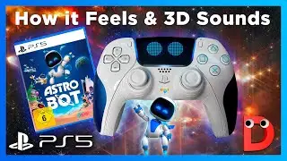 Astro Bot - Feels AND (Surround) Sounds amazing I Physical Edition + LE controller in ACTION I PS5
