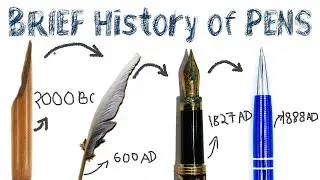 How we got from Sticks to Pens? Here's a Brief HISTORY!