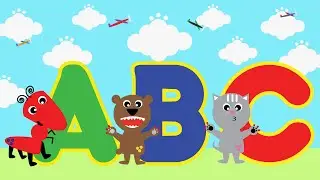 ABC Song with Dylan and Lazer | Kids Nursery Rhymes Learn the Alphabet