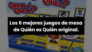【Quien es quien original】Los 6 mejores juegos de mesa de Quién es Quién original. 🔥