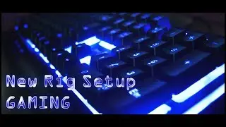 THE NEW GAMING RIG SETUP| I'M BACK|RED GEAR GAMING