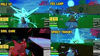 5 UNIQUE KITSUNE COMBOS (with 5 different swords | Blox Fruits #bloxfruits #kitsune #roblox