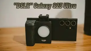 DSLR Samsung Galaxy S23 Ultra 📸 - Grip com luz UURIG ph-10