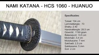 Nami Katana - Samurai Sword - HCS  1060