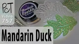 Mandarin Duck Rubber Stamps & Other Polymer Clay Tools (Review & Demo)
