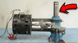 Machine with an engine from an old washing machine, how to make it yourself