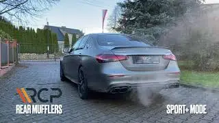 Mercedes-Benz E63S AMG W213 FL | RCP Exhausts | Rear Mufflers