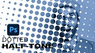 How to make Dotted Halftone Effect | Photoshop Tutorial