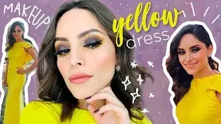 MAQUILLAJE DE FIESTA PARA VESTIDO AMARILLO | Muakk.com