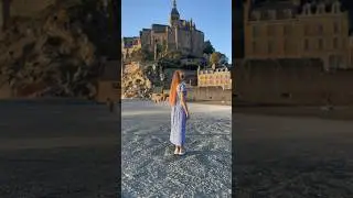 Epic model capturing on Mont Saint Michel #role #model #rolemodel #france #beautiful #play #eyes